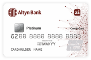 Бесконтактные карты Altyn Bank UnionPay International